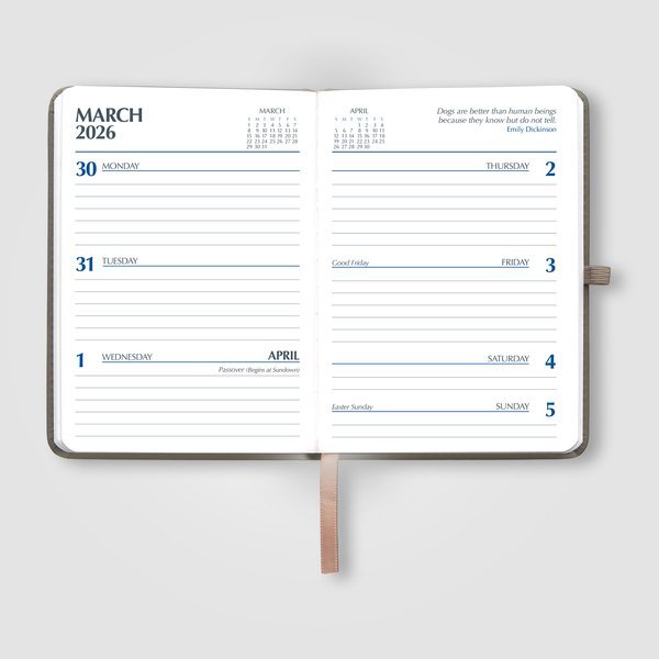 Premium 2026 Weekly Planner with Scripps Softy Pen Set