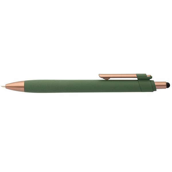 York Recycled Plastic Bronze Trim Stylus Ballpoint Pen