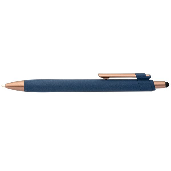 York Recycled Plastic Bronze Trim Stylus Ballpoint Pen