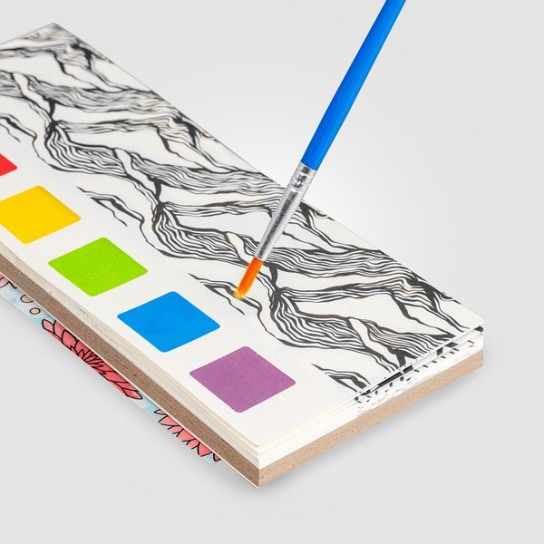 Solna FSC Paper Watercolor Brush & Paint Set