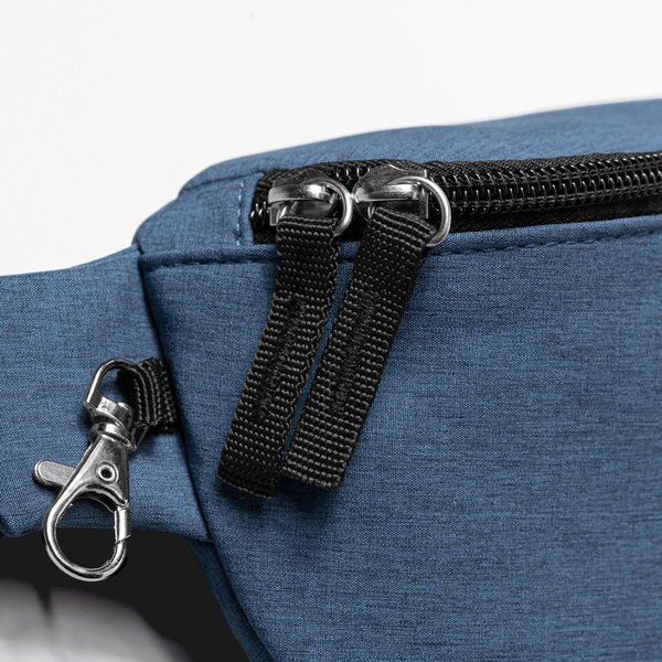 Helsinki rPET Anti-Theft Hook-Zip Waist Bag