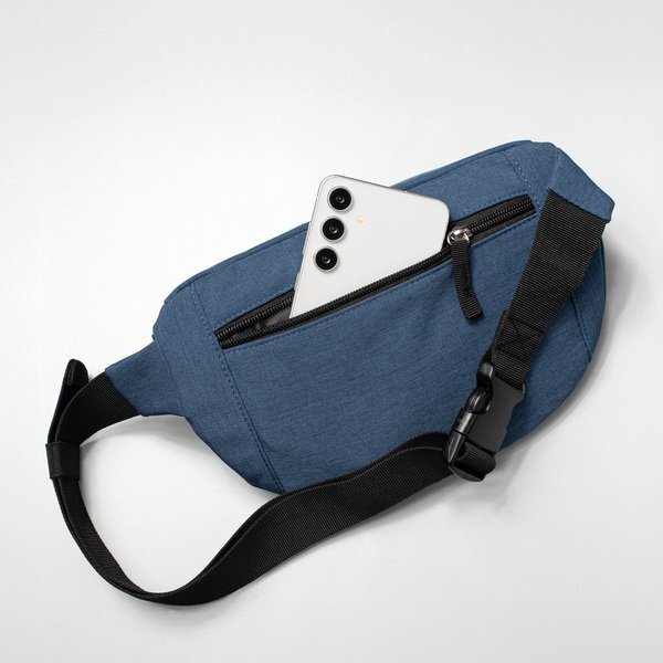 Helsinki rPET Anti-Theft Hook-Zip Waist Bag