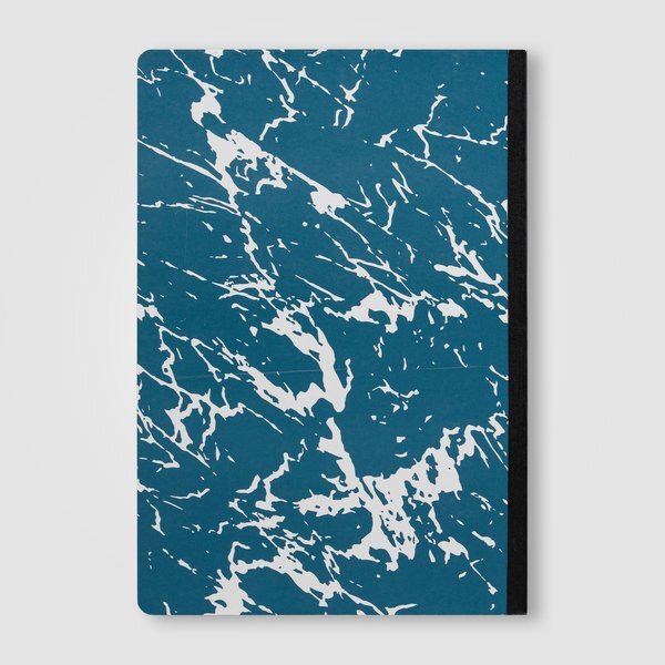 Slate A5 FSC Paper Marble Hardcover Composition Notebook, 5.71" x 8.27"
