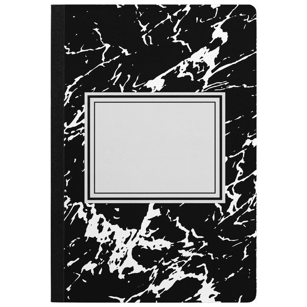Slate A5 FSC Paper Marble Hardcover Composition Notebook, 5.71" x 8.27"
