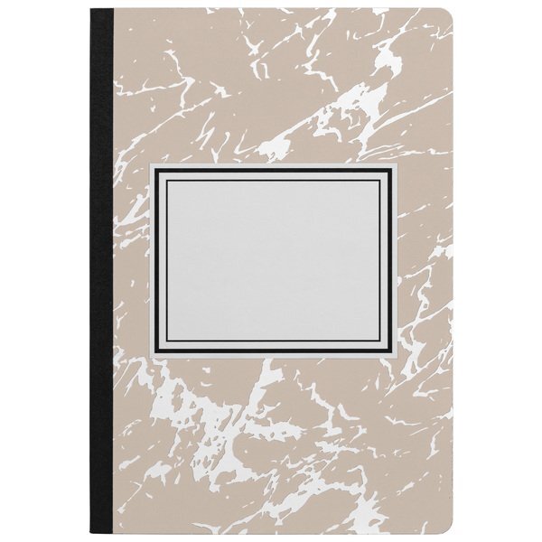 Slate A5 FSC Paper Marble Hardcover Composition Notebook, 5.71" x 8.27"
