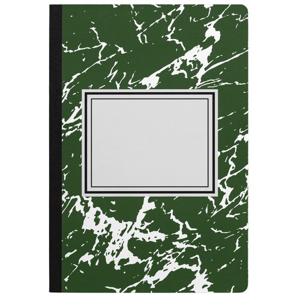 Slate A5 FSC Paper Marble Hardcover Composition Notebook, 5.71" x 8.27"