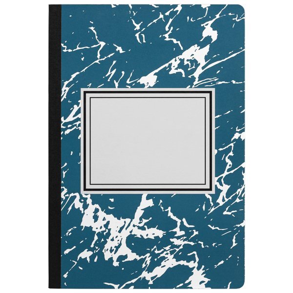 Slate A5 FSC Paper Marble Hardcover Composition Notebook, 5.71" x 8.27"