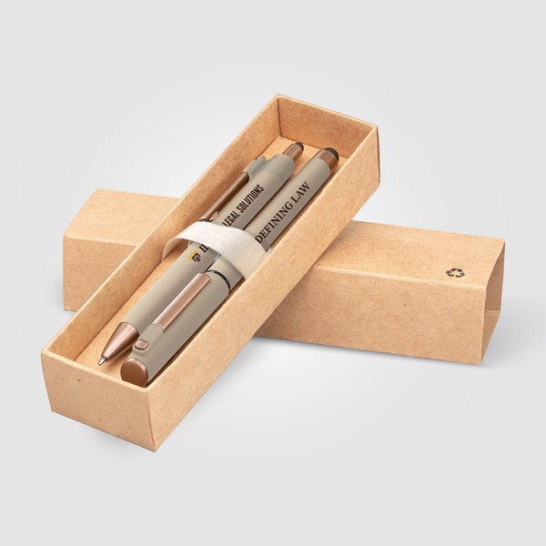 York Recycled Retractable Pen Gift Set