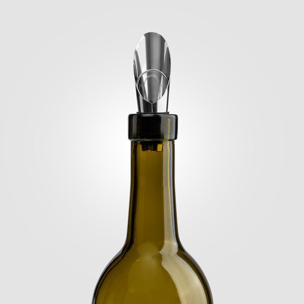 Raven Stainless Steel & Silicone Wine Gift Set, 2 Piece