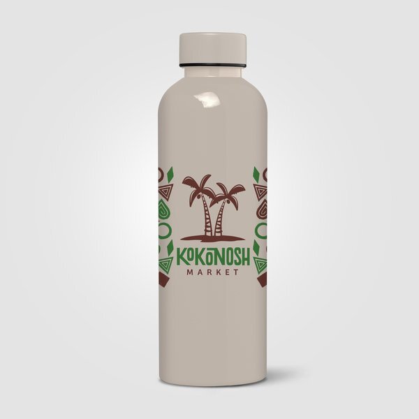 Norden rPET Glossy Monochrome Leakproof Bottle, 23 oz.