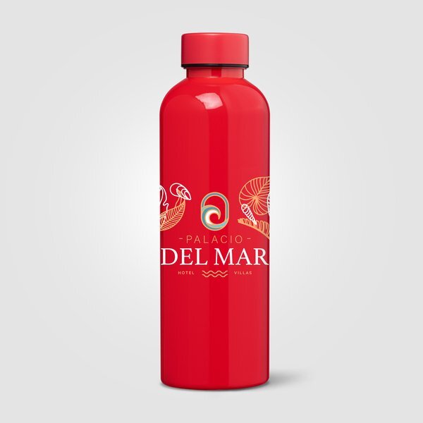 Norden rPET Glossy Monochrome Leakproof Bottle, 23 oz.