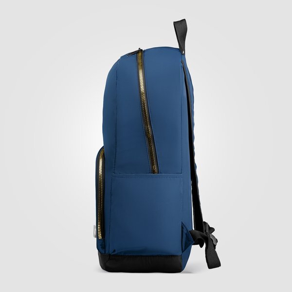 Kora rPET Dual Pocket Gold-Zip 15" Laptop Backpack
