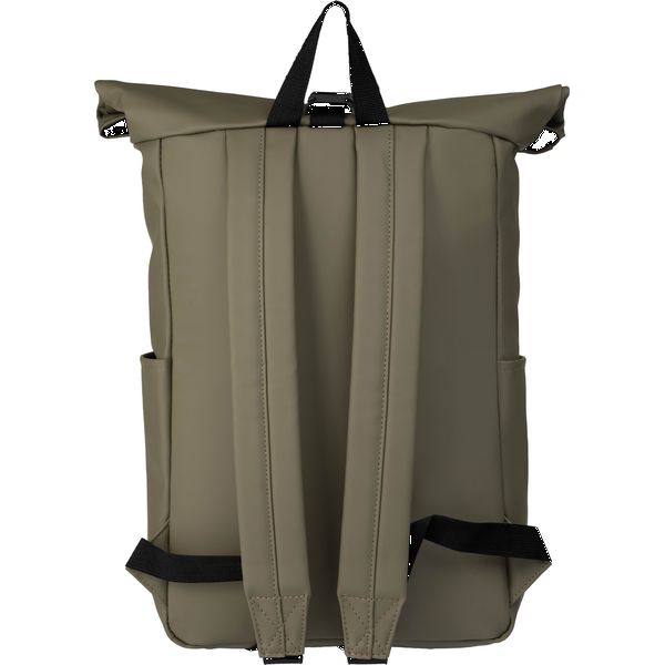 Malmö rPET Waterproof Zipper 15" Laptop Rolltop Backpack