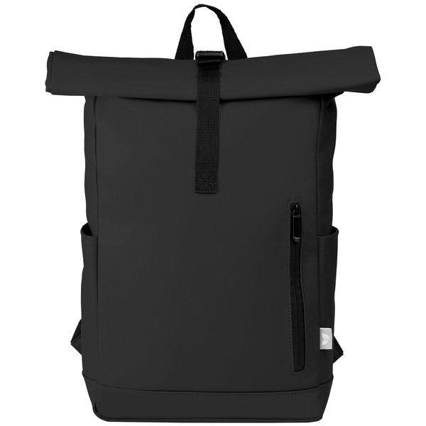 Malmö rPET Waterproof Zipper 15" Laptop Rolltop Backpack