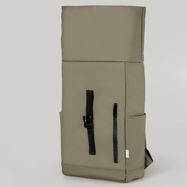 Malmö rPET Waterproof Zipper 15" Laptop Rolltop Backpack