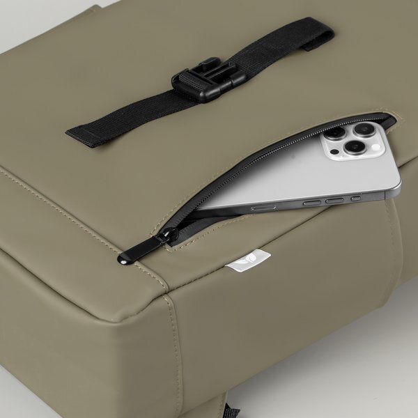 Malmö rPET Waterproof Zipper 15" Laptop Rolltop Backpack