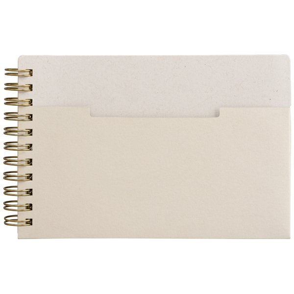 Lino A6 FSC Paper Spiral Binding Horizontal Pocket Notebook