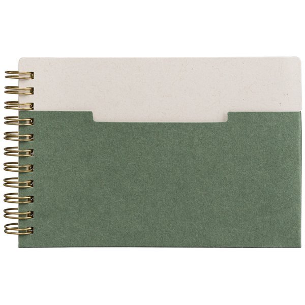 Lino A6 FSC Paper Spiral Binding Horizontal Pocket Notebook
