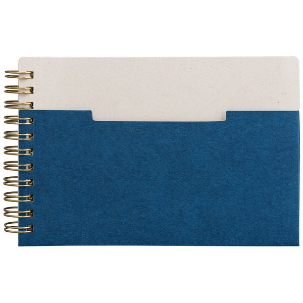 Lino A6 FSC Paper Spiral Binding Horizontal Pocket Notebook