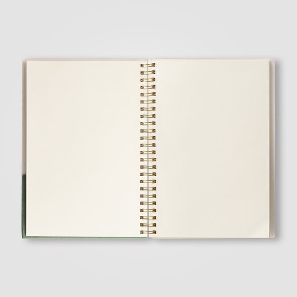 Lino A5 FSC Paper Spiral Binding Vertical Pocket Notebook