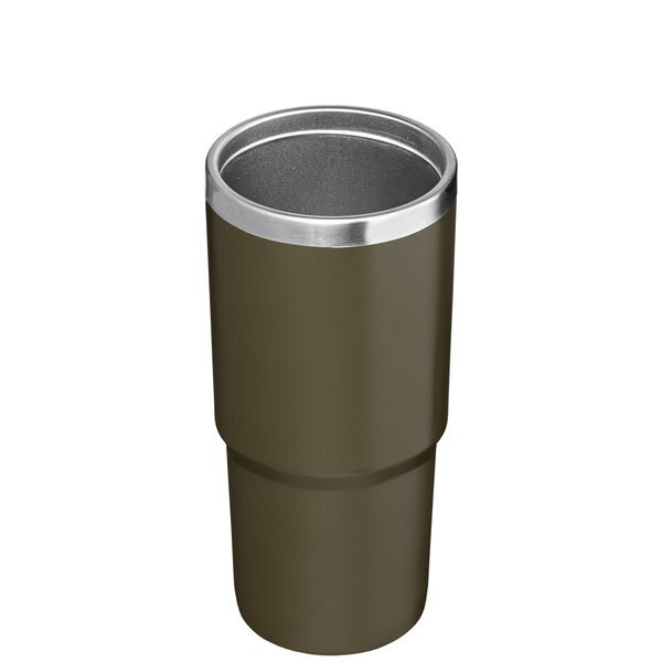 Rime Recycled Stainless Steel Double Wall Leakproof Straw Tumbler, 25 oz.