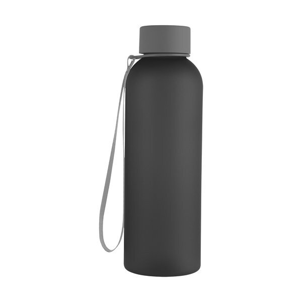 Morgan rPET Rubberized Bottle w/ Carry Strap, 20oz.