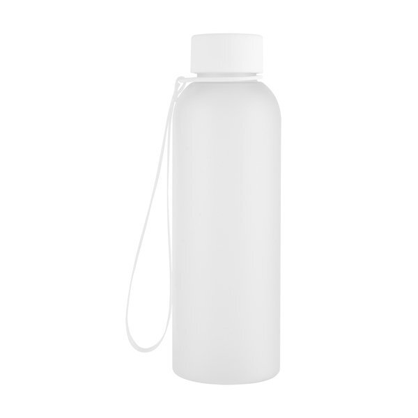 Morgan rPET Rubberized Bottle w/ Carry Strap, 20oz.