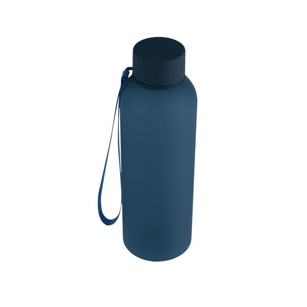 Morgan rPET Rubberized Bottle w/ Carry Strap, 20oz.