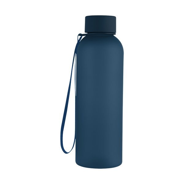 Morgan rPET Rubberized Bottle w/ Carry Strap, 20oz.