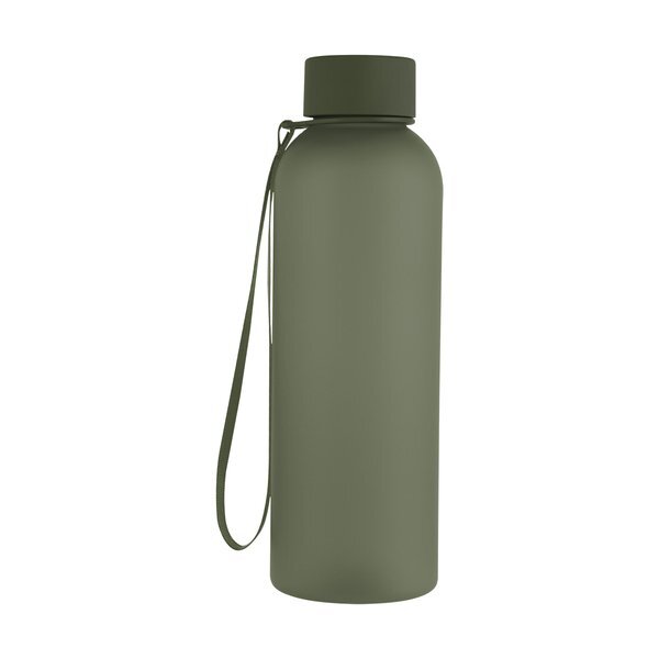 Morgan rPET Rubberized Bottle w/ Carry Strap, 20oz.