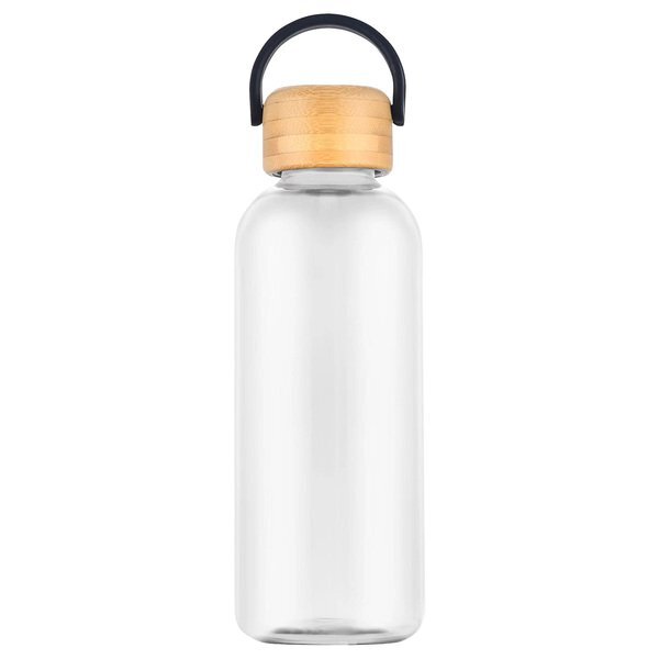 Sanzio rPET Bottle w/ Bamboo Lid, 21oz.