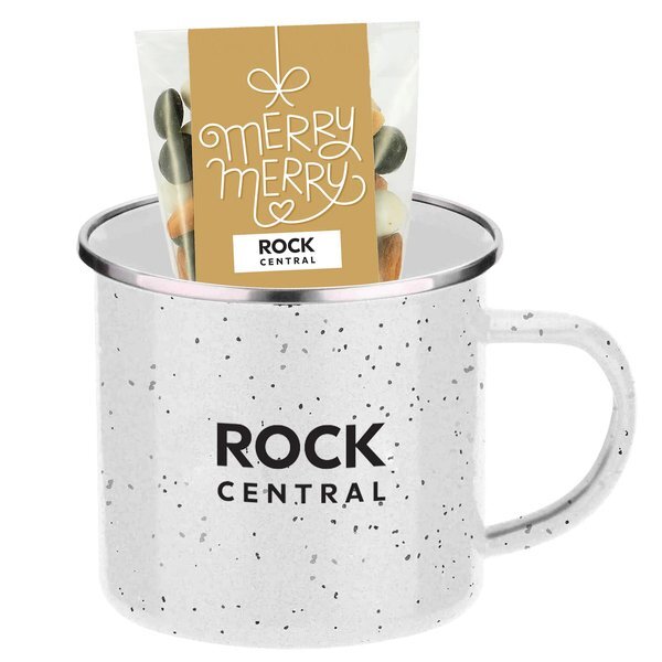 Espresso Mix & Speckled Camping Mug Gift Set