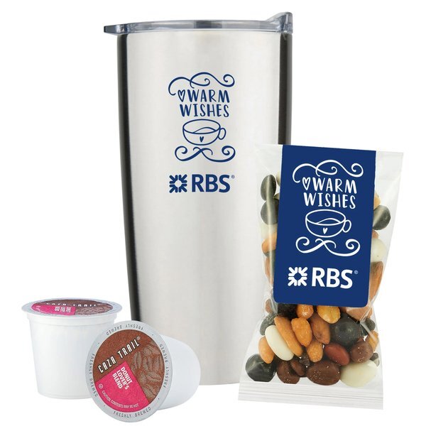 Espresso Mix, Coffee Pods & Straight Tumbler Gift Set