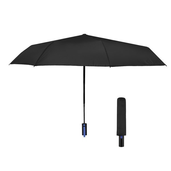Telescopic rPET Folding Umbrella, 42" Arc