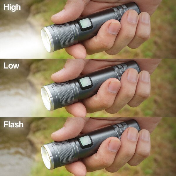 reNew Rechargeable COB Pocket Flashlight