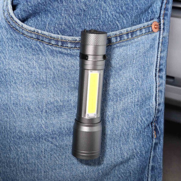 reNew Dual LED & COB Rechargeable Flashlight