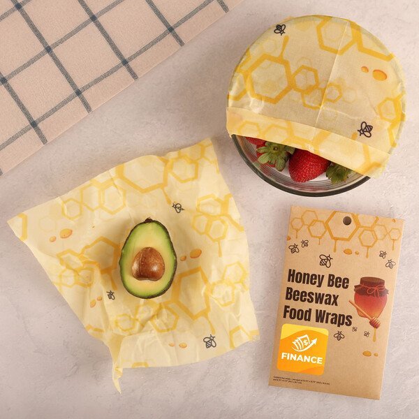 Honey Bee Beeswax Food Wraps