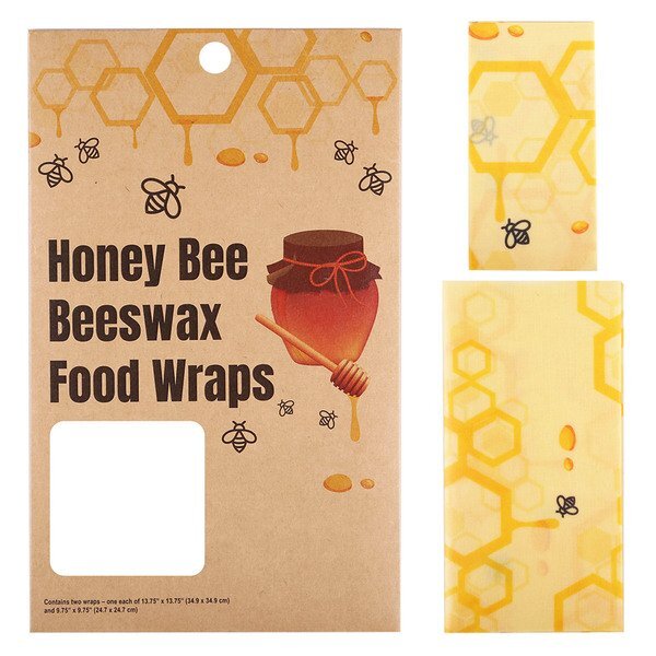 Honey Bee Beeswax Food Wraps