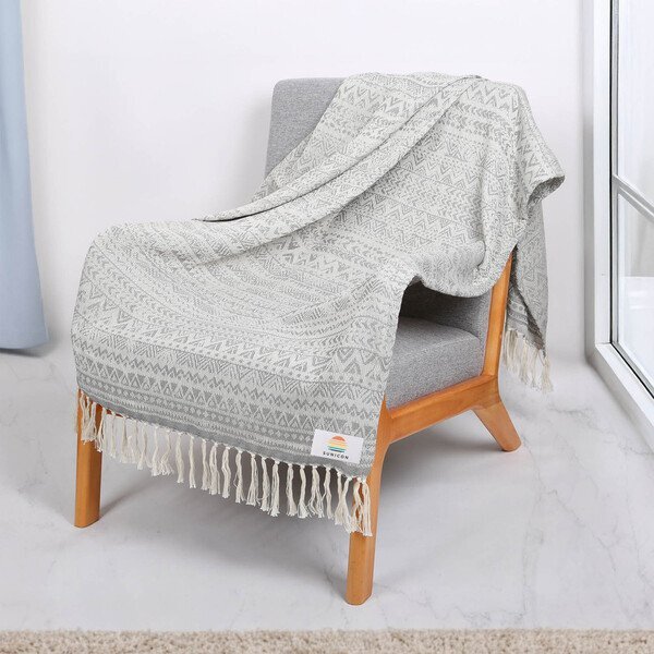 reGen rPET Woven Throw Blanket, 50" x 60"