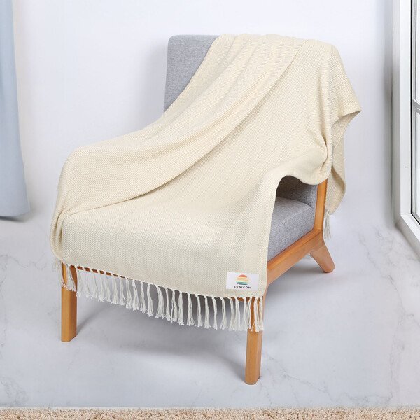 reGen rPET Woven Throw Blanket, 50" x 60"