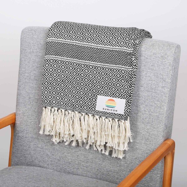 reGen rPET Woven Throw Blanket, 50" x 60"