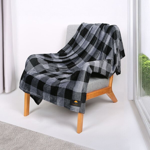 reGen rPET Flannel Throw Blanket, 50" x 60"