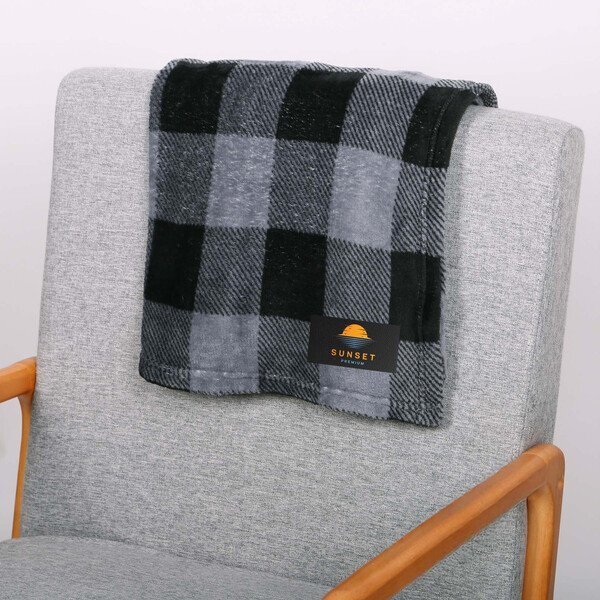 reGen rPET Flannel Throw Blanket, 50" x 60"