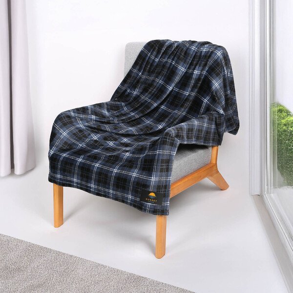 reGen rPET Flannel Throw Blanket, 50" x 60"