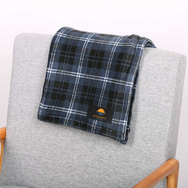reGen rPET Flannel Throw Blanket, 50" x 60"