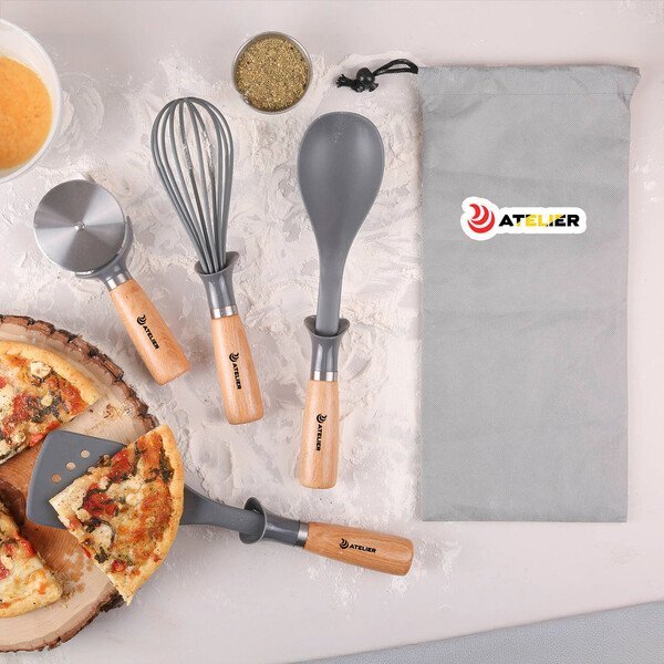 Four-Piece reGen Beechwood Utensil Set