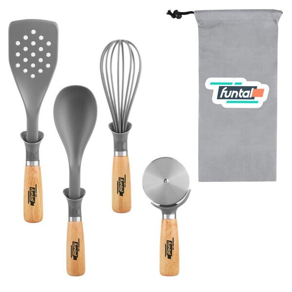 Four-Piece reGen Beechwood Utensil Set