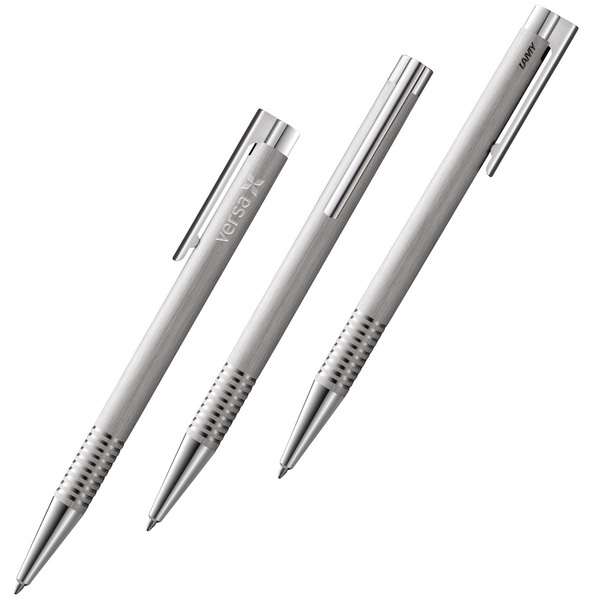 Lamy® Logo Brushed Stainless Steel Ballpoint Pen