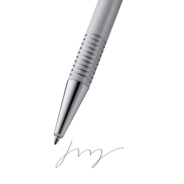 Lamy® Logo Brushed Stainless Steel Ballpoint Pen