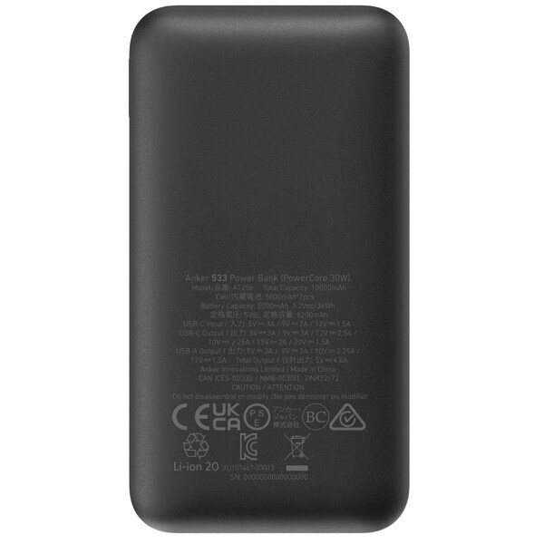 Anker® 533 Power Bank, 10000mAh
